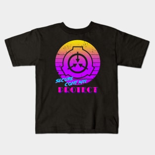 SCP Retro - alternate Kids T-Shirt